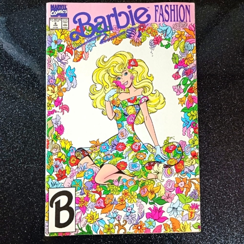 Vintage Barbie Fashion Comic Book. Vol. 1. No. 8. August 1991.